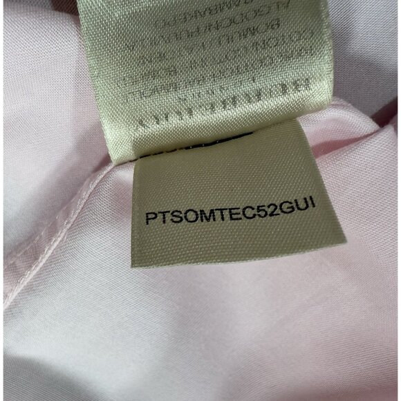 Burberry London Mens Shirt Pink EKD Nova Check Flip Cuff Size Large Button Down - Picture 7 of 14